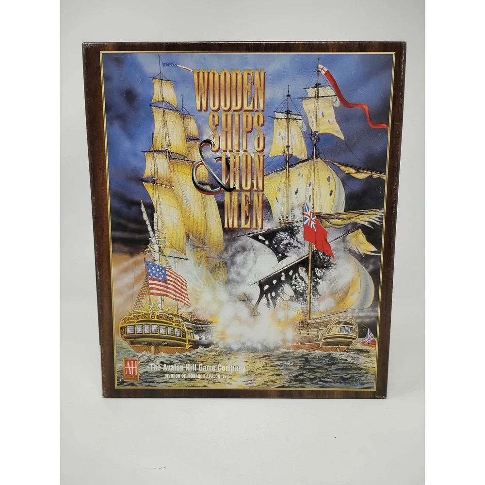 Vintage 1996 Avalon Hill Wooden Ships & Iron Men PC Game Big Box Naval Simulator